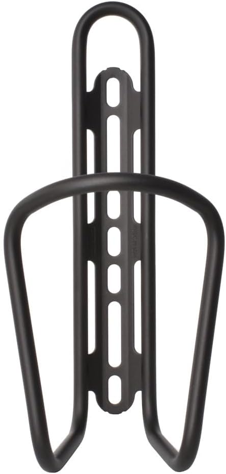 Widefoot StoutCage - Stainless Steel Water Bottle Cage for Bicycles - Made in The USA (Black)