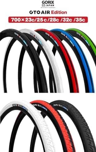 GORIX Road Bike Tire 700×23C 25c 28C 32c 35c Cycling Bicycle (Gtoair)