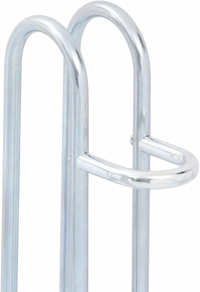 Galvanized Steel Floor Freestanding Bicycle Stand for 4 Bikes, 4 Bikes Floor Bike Stand, Bike Floor Parking Rack for Indoor & Outdoor Garage Storage,-869