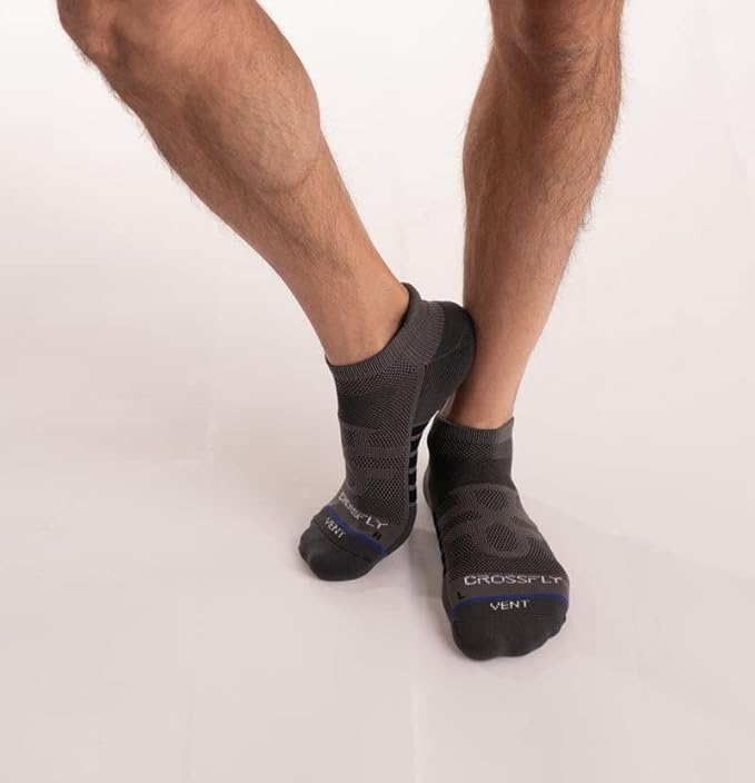 Men's Vent Low Cut Socks,Breathable, Anti-Blister Heel Tab and Arch Support, Ideal For Running, Cycling and Hiking