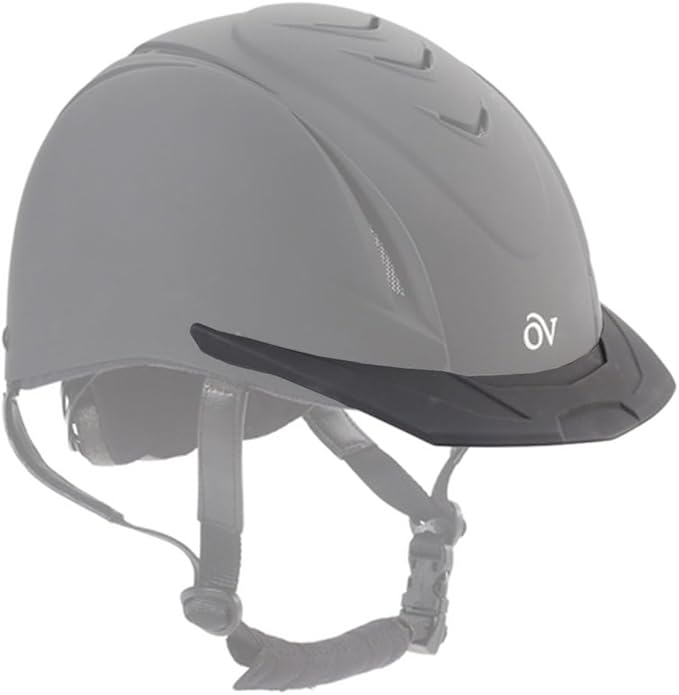 OVATION Equestrian Helmet Visor Fits XS/S, Color: Black, Size: XS