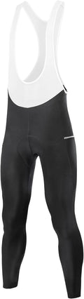 Santic Men's Winter Fleece Pro Cycling Bib Pants 4D Padded Thermal Cold Weather Bike Riding Pants with Pockets