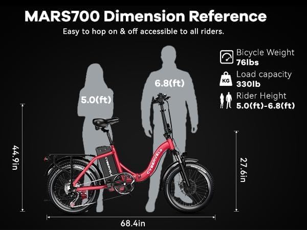1000W Folding Electric Bike for Adults,75+ Miles,30+MPH,48V 20.8Ah Removable Battery,20" Fat Tire Electric Bike,Front Suspension 7-Speed Commuter Ebike,UL Certified