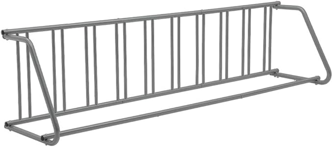 Commercial Grid Bike Rack for 10 Bikes, Single-Side, Heavy Duty Steel Bike Stand Floor, Outdoor Metal Stand Bicycle Parking Rack for Garage, Street, Retail, School, Yard, Bicycle Shop