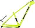Carbon Hardtail Mountain Bike Frame 27.5er 29er Disc Brake Bike Frame 15''/17''/19'' XC Internal Routing Frame Thru Axle 12 * 148mm Boost(Yellow,15'')