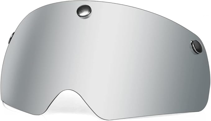 Magnetic Bike Helmet Goggles, Removable/Detachable Sun Visors Shield for Cycling Bicycle Helmet FW001