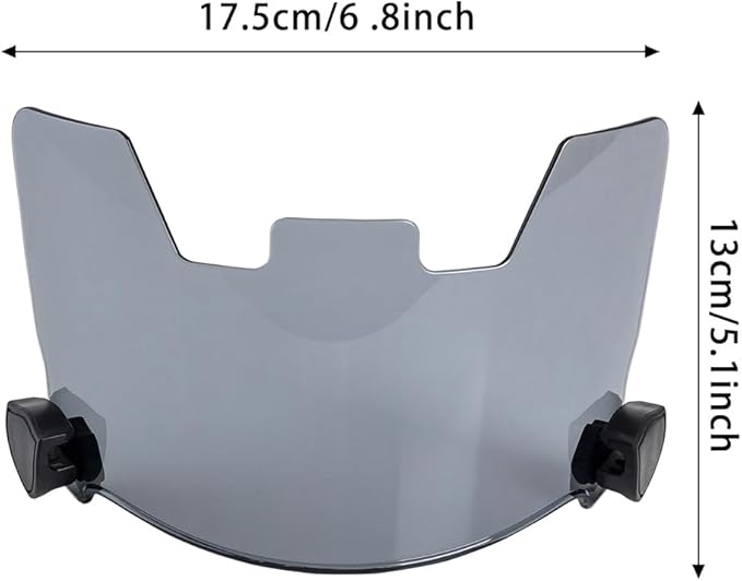 Football Visor Helmet Clear Visor, Scratch Resistant, UV Block, Anti-Fog, Anti-Cracking. Fits Youth and Adult Football Helmets.