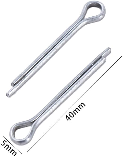 10Pcs Silver Bicycle Disc Brake Pads Lock Pins Bike Retaining Split Brake Cotter Pin for Bike Brake Pads MTB Road Bike Parts,Bike Brake Pads,Brake Parts