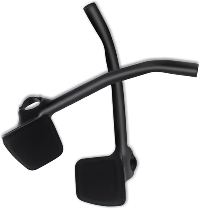 Aerobars for road bike， Racing TT handle clip on armrest, carbon fiber clip on air bar with sponge pad, Alfa Pasca triathlon handlebar 31.8mm angle 50 ° tt road bike rest bar UD matte bike accessories