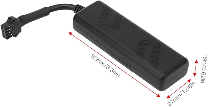 GPS Tracker for Electric Scooters Real Time Tracking Device with AGPS Dual Positioning System for M365 Scooter Accessories Plastic Black 3.3x1.1x0.6inch