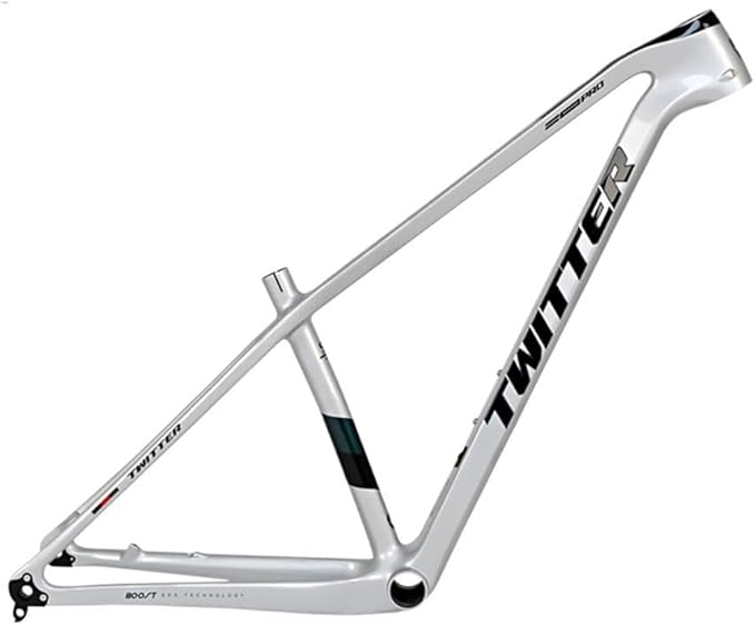 TUJISEK Mountain Bikes Frame Carbon Fiber 15''/17''/19'' Thru Axle 12 * 148mm Boost Mountain Bikes Frame Disc Brake XC Frame Internal Routing for 27.5 29er Wheels