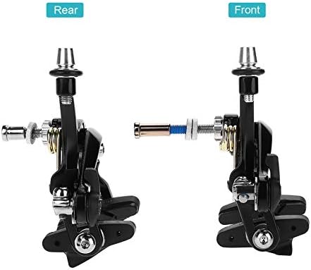 Road Brake Caliper, 1 Pair Aluminum Brakes V Shape Brake Caliper Mechanical Dual-Pivot Brake Set Cycling Repair Parts Accessory