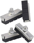 Free-fly Bike Bicycle Brake Pads - 40mm, Black (4 pieces, 2 Pairs)