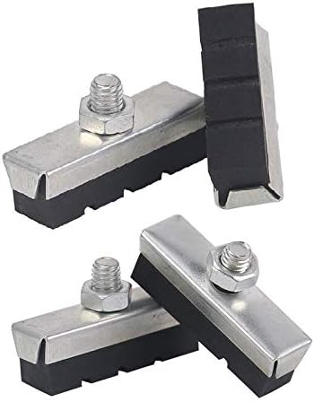 Free-fly Bike Bicycle Brake Pads - 40mm, Black (4 pieces, 2 Pairs)