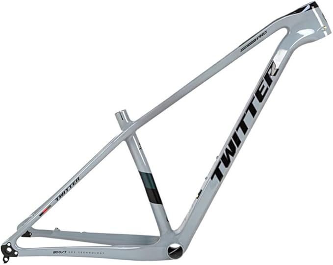 TUJISEK Mountain Bikes Frame Carbon Fiber 15''/17''/19'' Thru Axle 12 * 148mm Boost Mountain Bikes Frame Disc Brake XC Frame Internal Routing for 27.5 29er Wheels