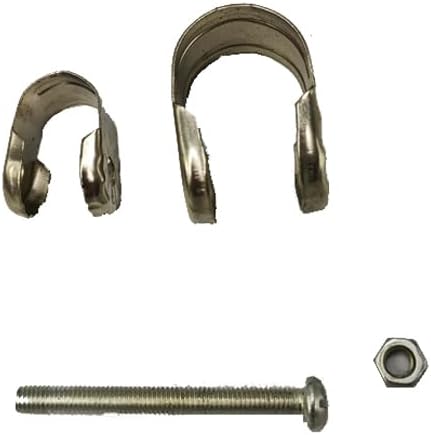 3 Set Bugle Horn Mounting Bracket Bike Horn Clamp Handlebar Clips with Mount Screws for Metal Squeeze Clown Horn Kids Bike Horn Classic Twist Loudspeaker Siren Hooter Snail Air Horns