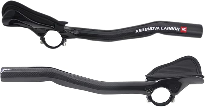 aerobars for road bike aero bars tt rest bullhorn aerobar and triathlon aerobars red 340mm 3k Glossy bicycle accessories clip on aero bars bike resting handle bars