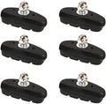 Bike Brake Pads Set, 3 Pairs Road Mountain Bicycle V-Brake Blocks Shoes with Hex Nut and Shims,50mm