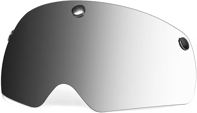Magnetic Bike Helmet Goggles, Removable/Detachable Sun Visors Shield for Cycling Bicycle Helmet FW001