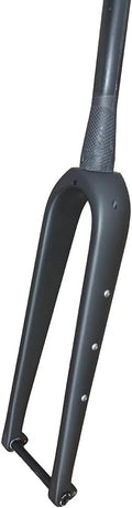 WCS Gravel Bikes Rigid Fork 700C Full Carbon Fiber Road Bikes Fork 1-1/8" Straight / 1-1/8 to 1-1/2"Tapered Tube Front Fork Thru Axle 12X100mm Disc Brake