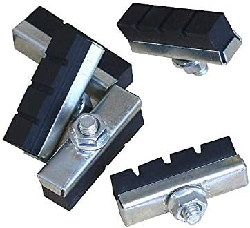 Free-fly Bike Bicycle Brake Pads - 40mm, Black (4 pieces, 2 Pairs)