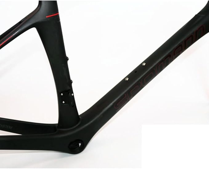 TUJISEK 700C Road Bikes Break Wind Frame Carbon Fibre Ultra Light Frameset with Fork and Seatpost 46/49/52/54/56CM Frame V Brake QR 130MM Semi Internal Routing