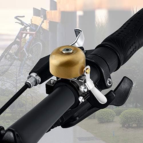 Greallthy Bike Bell Classic Brass Bicycle Bell,Bike Bells for Adults Kids, Loud Retro Bell for Road & Mountain Bikes, Universal Handlebar Fit