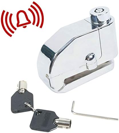 TCMT Wheel Disc Brake Lock Safety Alarm Anti Theft Security Alarm Lock Fits For Universal Motorcycle Motorbike Dirt Bike Moped Scooter Sportbike Racing