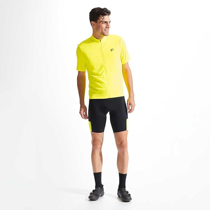 PEARL IZUMI Padded Bike Shorts for Men, 9" Quest Cycling Shorts, Breathable & Moisture-Wicking with Reflective Elements.