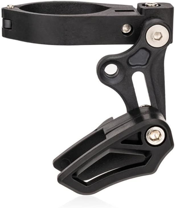 Chain Guide, Mountain Bike Chain Guide Bash Guard, Strong Nylon Bicycle Chain Protector, Bicycle Chain Guide for Most Road Mountain Bikes Black