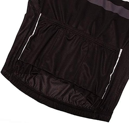 Men's Cycling Bike Jersey Short Sleeve Biking Shirt with 3 Rear Pockets + Zipper Pocket Breathable Quick Dry Bicycle Jersey