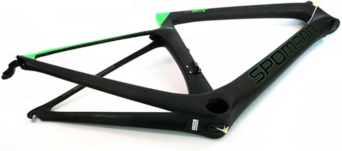 TUJISEK 700C Road Bikes Break Wind Frame Carbon Fibre Ultra Light Frameset with Fork and Seatpost 46/49/52/54/56CM Frame V Brake QR 130MM Semi Internal Routing