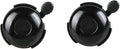 Classic Bike Bell for Adults Kid, 2PCS Bicycle Bell, Loud Crisp Ding Clear Sound Road Bike Bell for Mountain Bike, City Bike, Sports Bike, Cruiser Bike (Black)