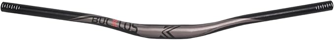 BUCKLOS 25.4/31.8mm Mountain Bike Handlebars Flat/Riser Bar, Aluminum Alloy MTB Handlebar 660/720/780mm, Premium Matter Mount Bikes Bicycle Handle Bar.