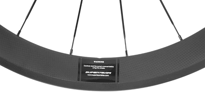 Superteam Carbon Fiber Road Bike Wheels 700C Clincher Wheelset 50mm Matte 23 Width