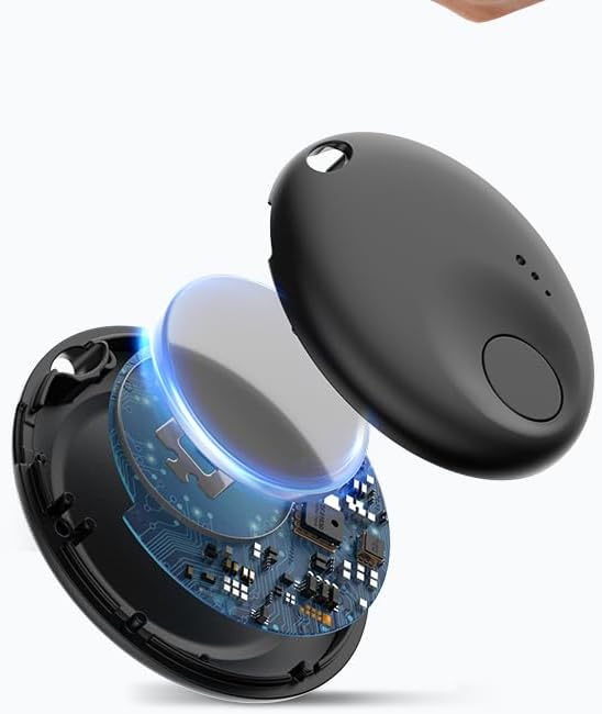 GPS Tracker for Vehicles Cars Kids & Pets Real-Time Global Coverage No SIM Card/No Subscription Long Standby Mini Waterproof Portable Tracking Device for Dogs Elderly & Assets (Android & iOS)