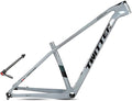 Carbon Hardtail Mountain Bike Frame 27.5er 29er Disc Brake Bike Frame 15''/17''/19'' XC Internal Routing Frame Thru Axle 12 * 148mm Boost(Light Gray,17'')