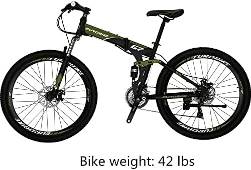 EUROBIKE YX 27.5 Folding Mountain Bikes 2 Colors