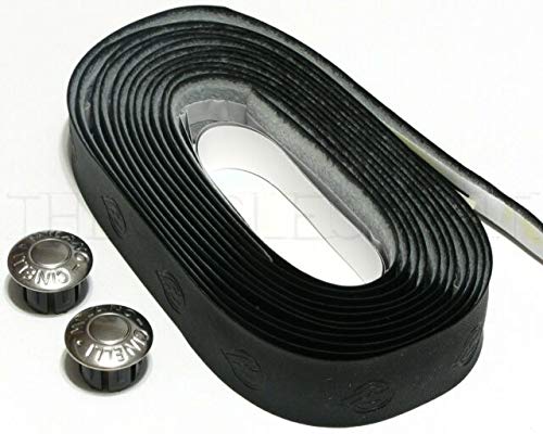 Cinelli Vegan Eco-Leather Bicycle Handlebar Tape, Black