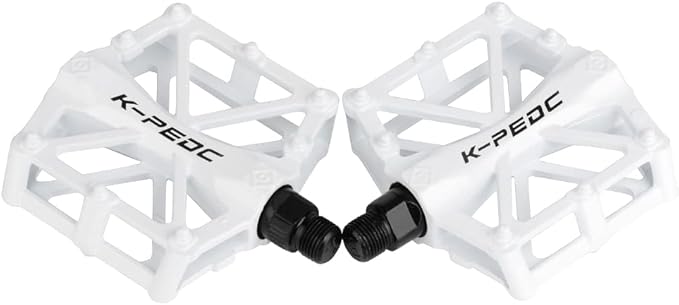 TXJ Sports Bike Pedals 9/16" Bicycle Pedals Mountain Bike, Aluminium Lightweight Platform Pedals for BMX MTB Road Bikes