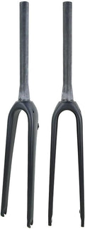 Gravel Bikes Rigid Fork 700C Road Bikes Fork Full Carbon Fiber Disc Brake Front Fork 1-1/8" Straight/Tapered Tube Hard Fork Quick Release 9 * 100mm(Tapered)