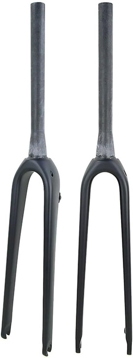 Gravel Bikes Rigid Fork 700C Road Bikes Fork Full Carbon Fiber Disc Brake Front Fork 1-1/8" Straight/Tapered Tube Hard Fork Quick Release 9 * 100mm(Tapered)
