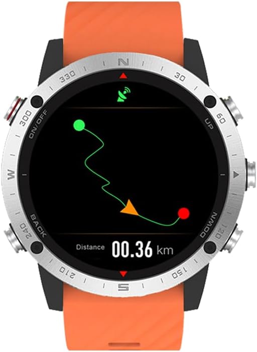 SUNROAD GPS Sports Watch Navigation Fitness Tracker Running Swimming Cycling Altimeter Barometer Compass Snorkeling Dive Fishing Fashion Digital Wristwatch