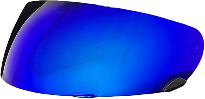 Qualifier DLX Helmet Visor,UV Protection Motorcycle Helmet Face Shield Compatible with Bell Qualifier DLX Mips/Qualifier/Star/Vortex/RS-1/RS-2/Revolver(Revo Deep Blue)