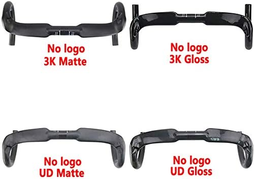 Road Handleabr RXL SL Carbon Bicycle Handlebar 31.8mm Road Bike Handlebars Internal Routing Ultra-light Black 3K Matte 400mm Carbon Road Bars Handle Bar Drop Handlebars for Cycling