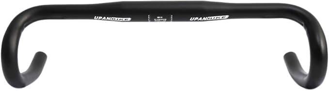UPANBIKE Fixed Gear Bike Road Bicycle Drop Bar Bent Handlebar Aluminum Alloy 25.4mm 31.8mm