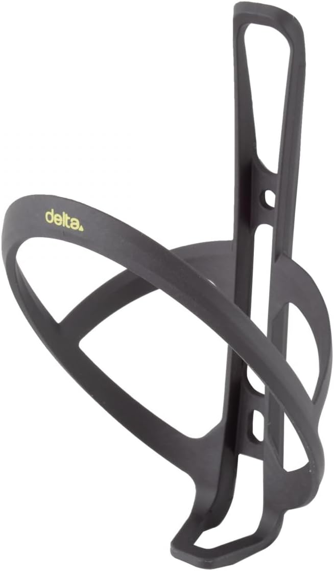 Lightweight Bike Water Bottle Holder by Delta Cycle - Bottle Cage Holder Mount - Compatible with Any Standard Water Bottle - Easy Installation Quickly Mounts to Any Bike