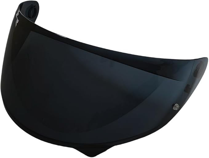 HJ-34P Helmet Visor Replacement, Motorcycle Helmet Visor Face Shield Compatible with HJC C10 (Deep Smoke)