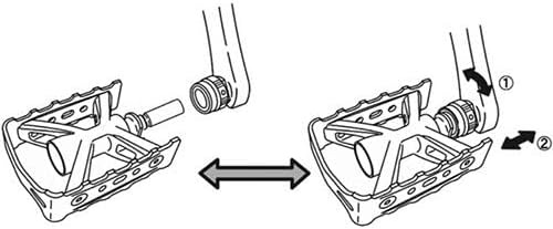 MKS Esprit EZY Superior Pedal: Premium Quick-Release Bicycle Pedal with High-Performance Bearings, Lightweight Design, and Easy-On/Easy-Off Convenience for Commuters and Cyclists