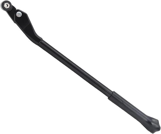 Aluminum Alloy Adjustable Bike Kickstand, Bicycle Side Stand for 24-29inch 700C Bikes, Anti - Skid Plastic Foot with Length Adjustment for Mountain and Road Bicycles